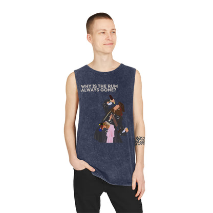 Captain Jack Sparrow 'Why Is the Rum Always Gone' Tank Top