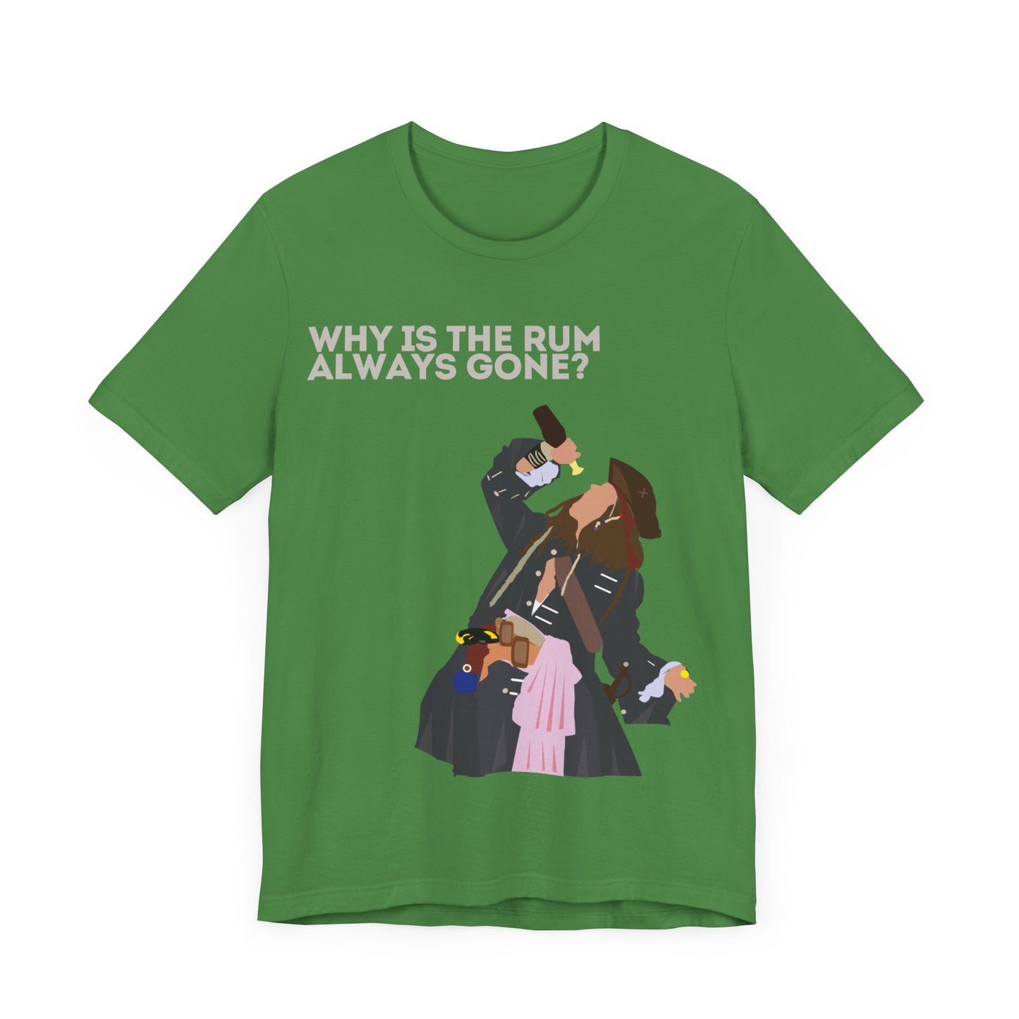 Captain Jack Sparrow 'Why Is the Rum Always Gone' Tee