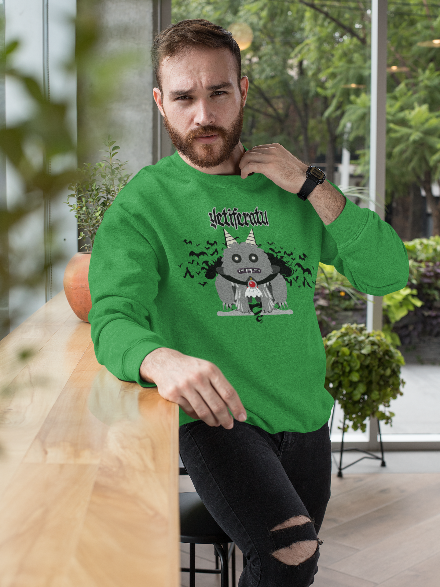 Nosferatu Sweatshirt – Yeti Vampire Merch in Multiple Colors