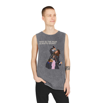 Captain Jack Sparrow 'Why Is the Rum Always Gone' Tank Top