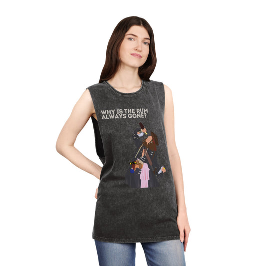 Captain Jack Sparrow 'Why Is the Rum Always Gone' Tank Top