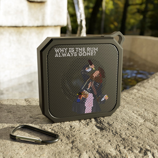 Captain Jack Sparrow 'Why Is the Rum Always Gone' Black Outdoor Bluetooth Speaker