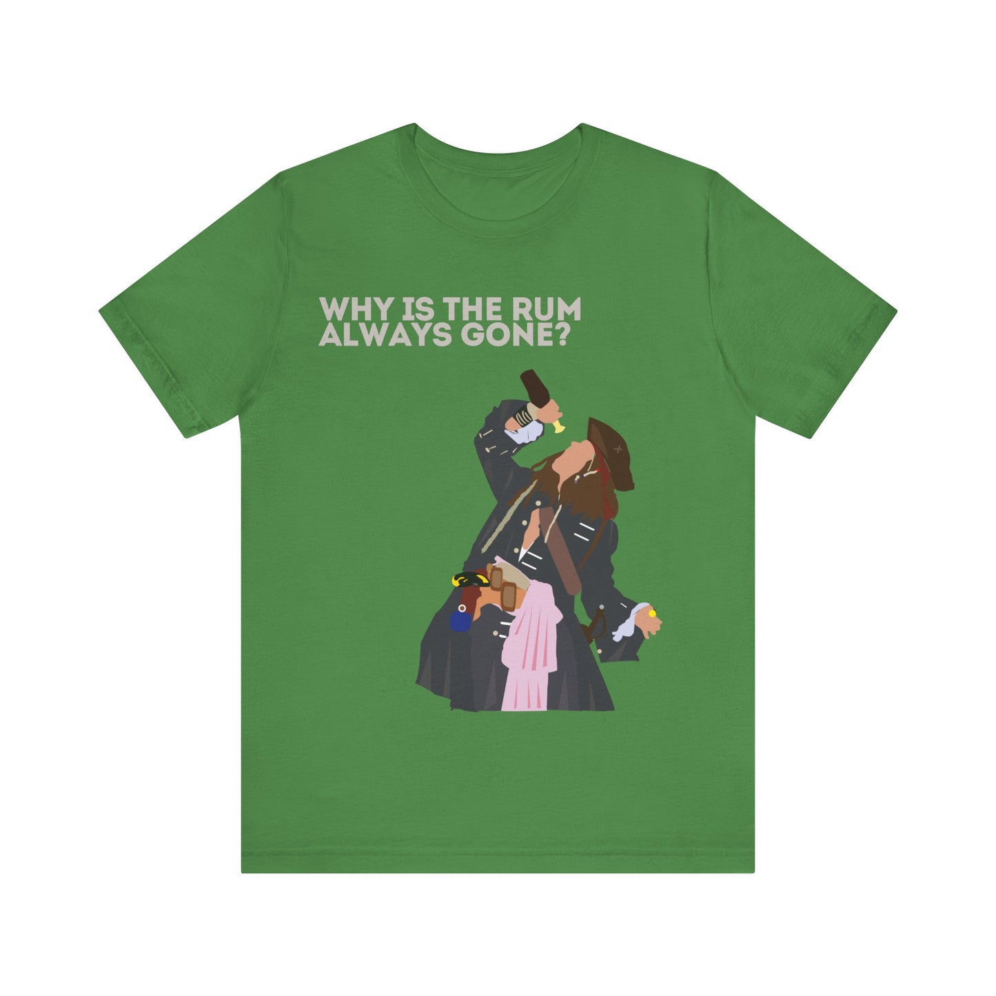 Captain Jack Sparrow 'Why Is the Rum Always Gone' Tee